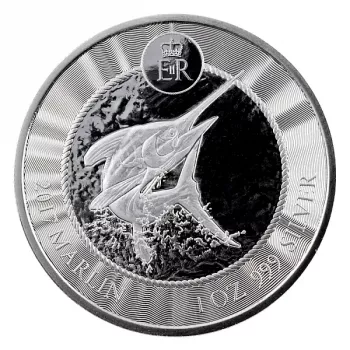 Cayman Islands - Marlin - Silver 1 Oz 2021 BU Silber